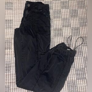 Garage- Low rise black Women's Casual Cargos